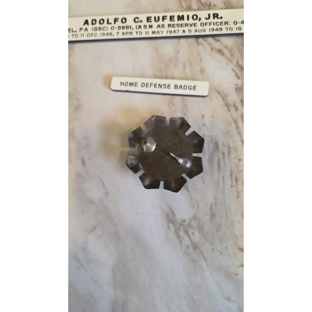 RARE HOME DEFENSE BADGE medal. top inscription is not included in the sale